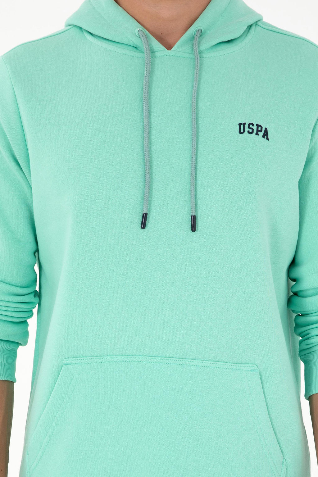 Мужской мятный базовый свитшот - U.s. polo assn фото 6