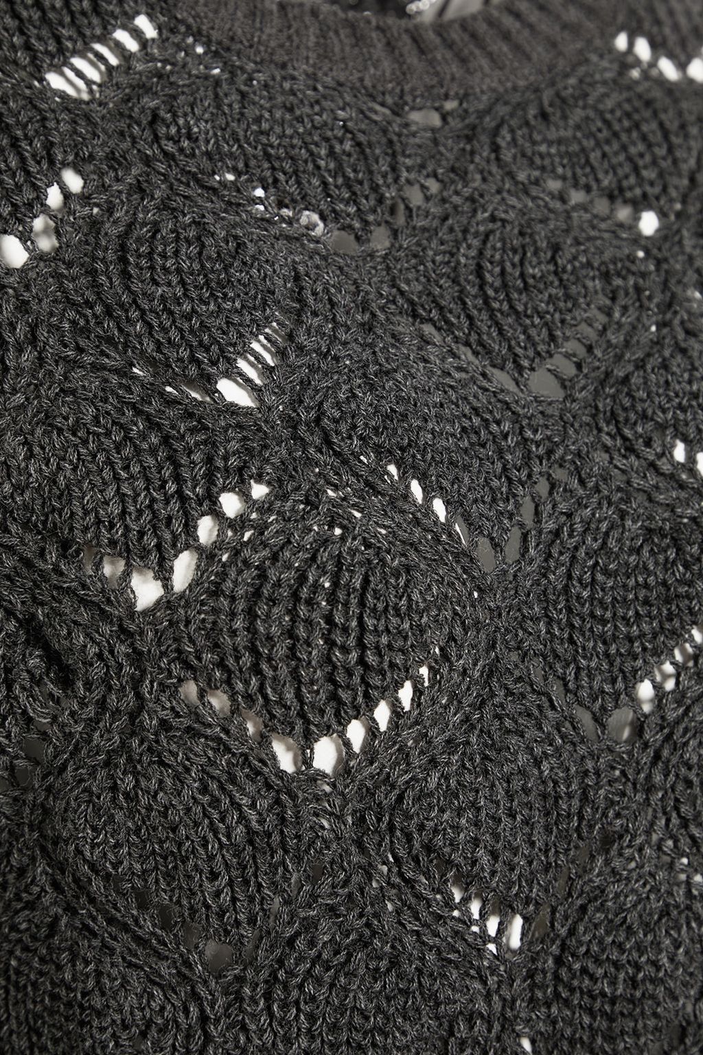 Vizon Ajurlu/Delikli Triko Kazak TWOAW22KZ1171 - Trendyolmilla фото 23