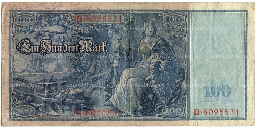 100 марок 1910 года Германия