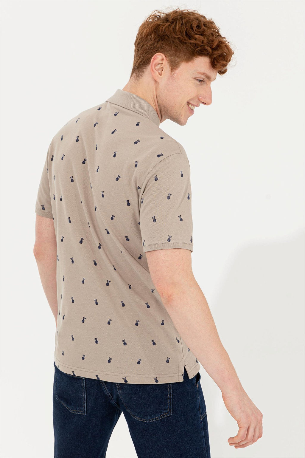 Мужская футболка цвета хаки с воротником-поло Неожиданная скидка в корзине - U.s. polo assn фото 5