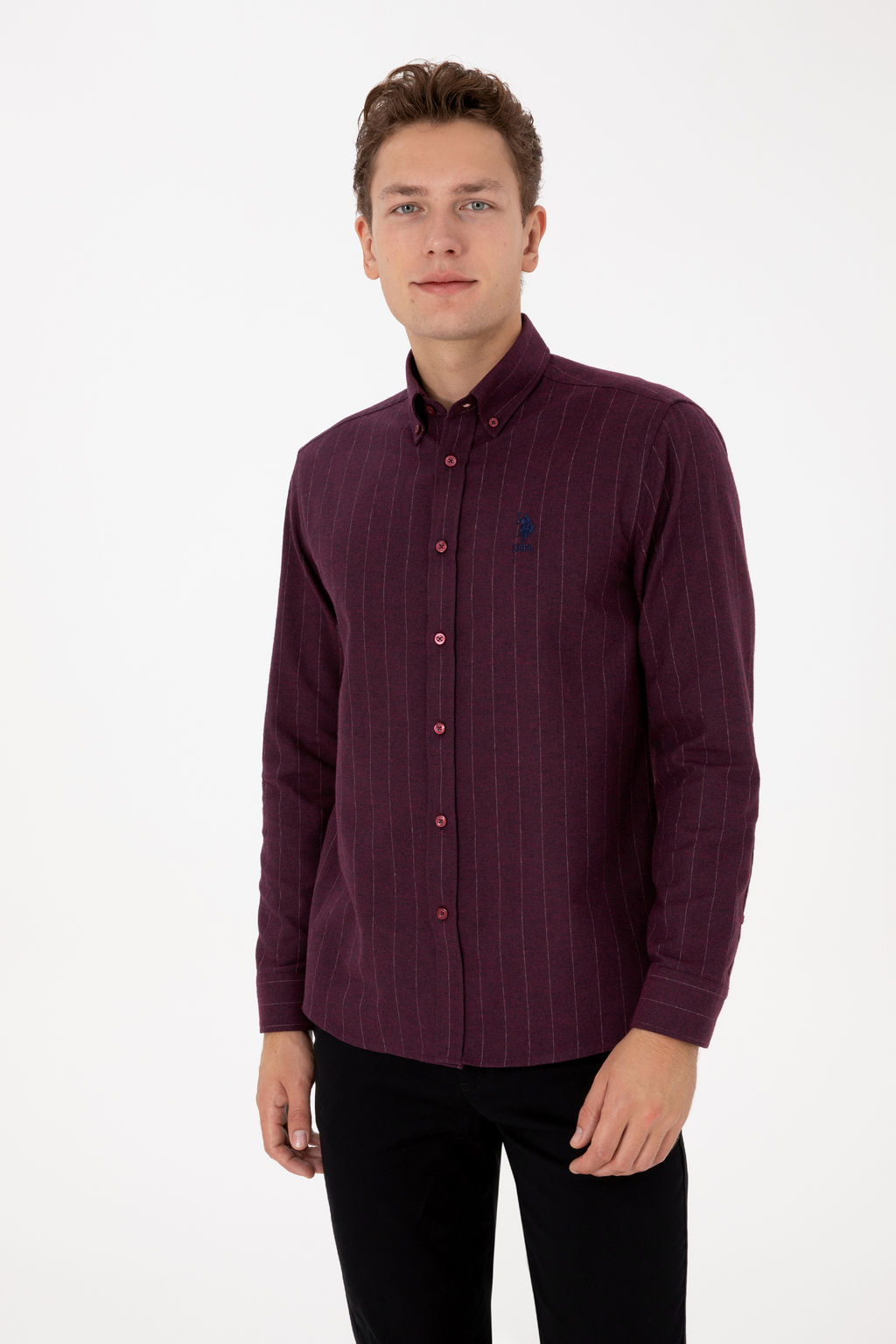 Erkek Bordo Uzun Kollu G_mlek - U.s. polo assn фото 15