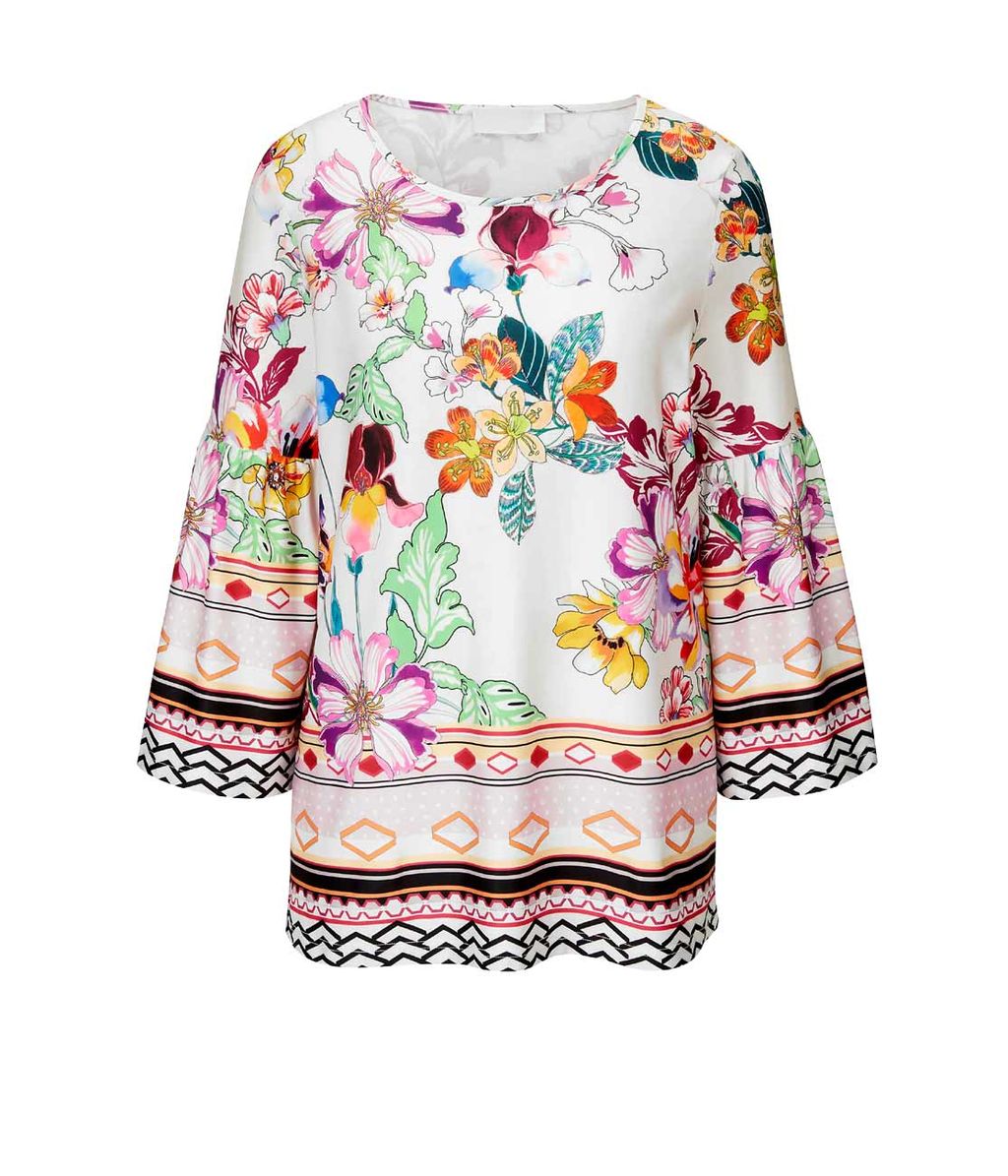 Блузка, пестрая - Linea tesini фото 2