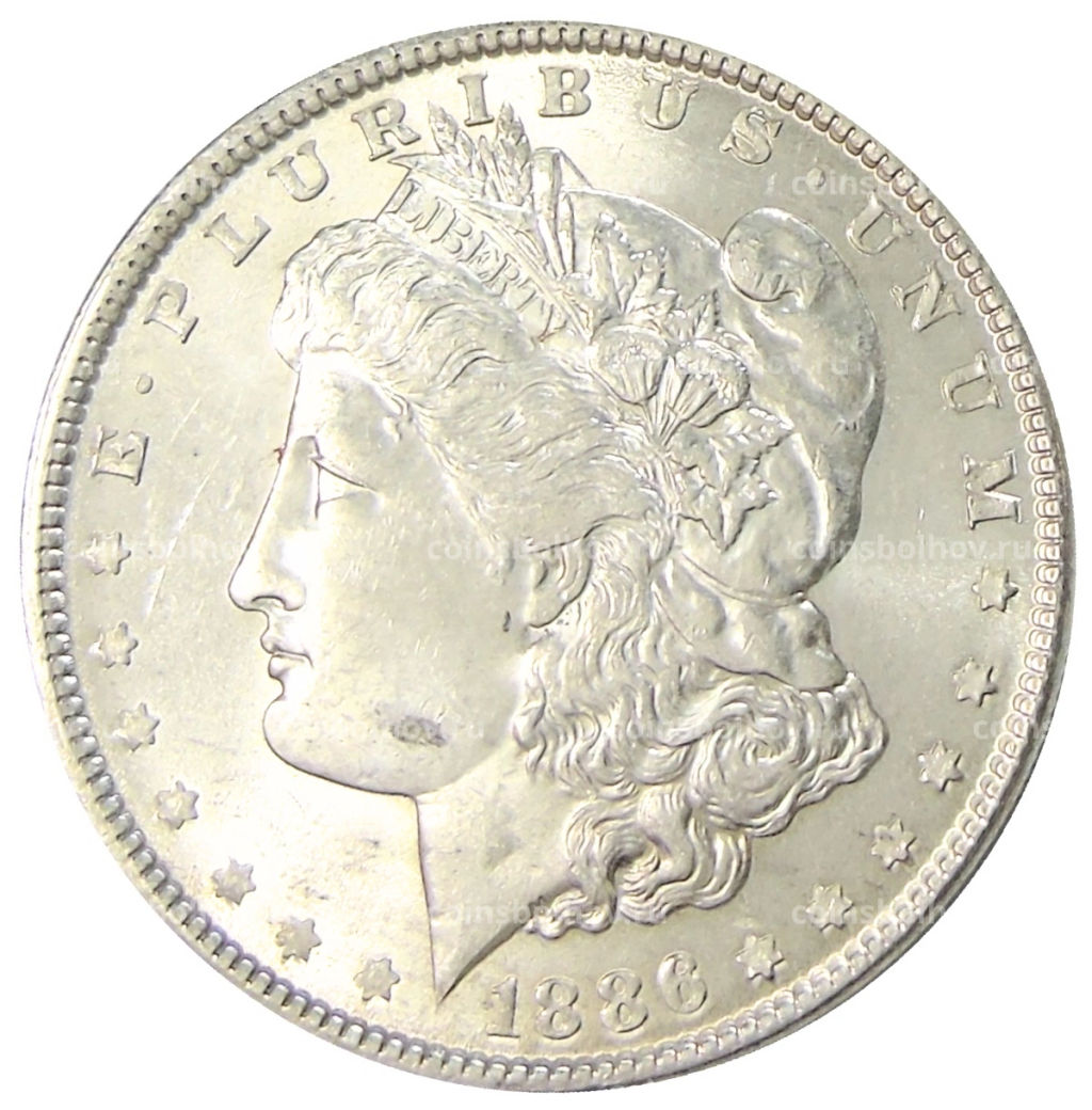 1 доллар 1886 года США Доллар Моргана