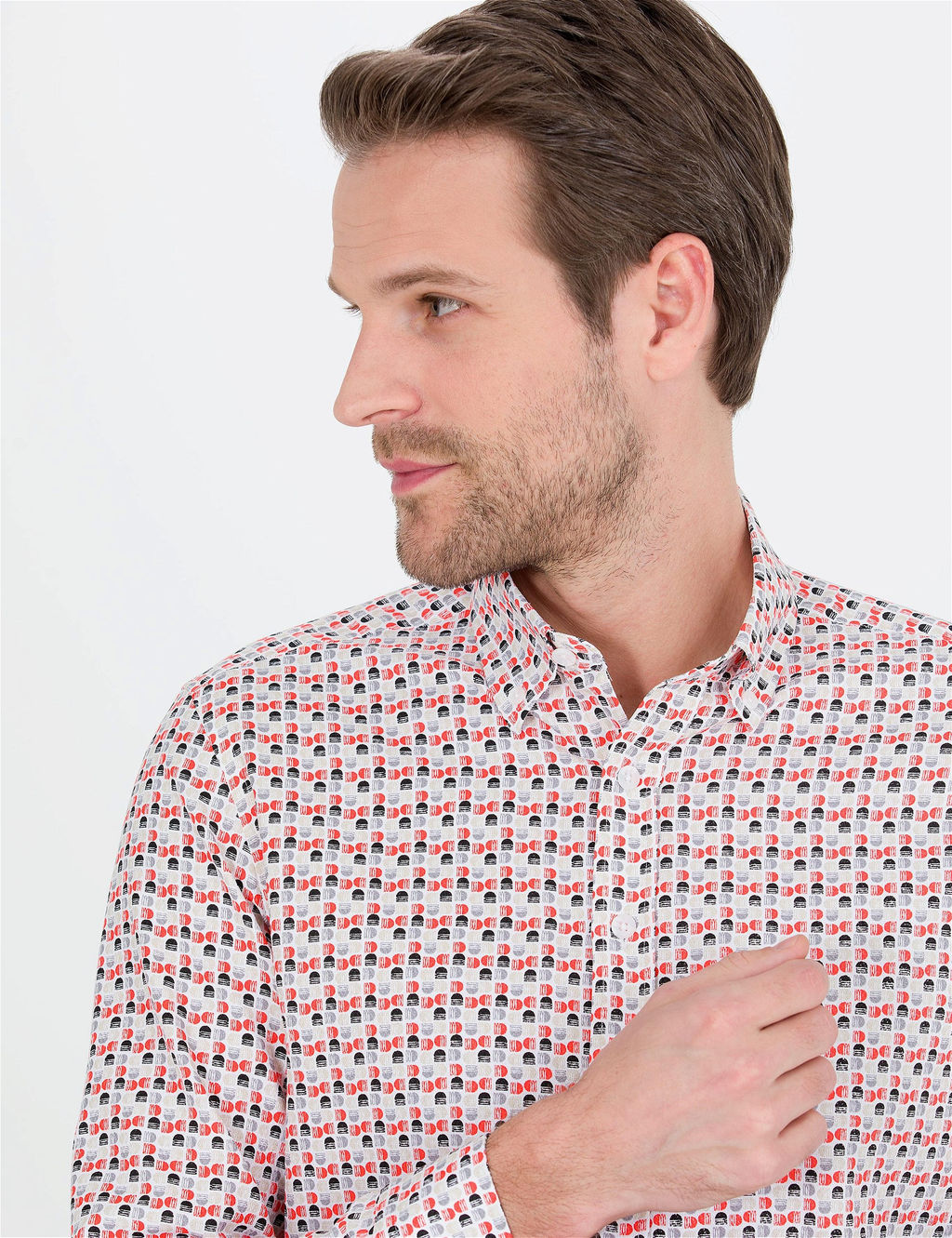 Nar _i_e_i Slim Fit Uzun Kollu G_mlek - Pierre cardin фото 2