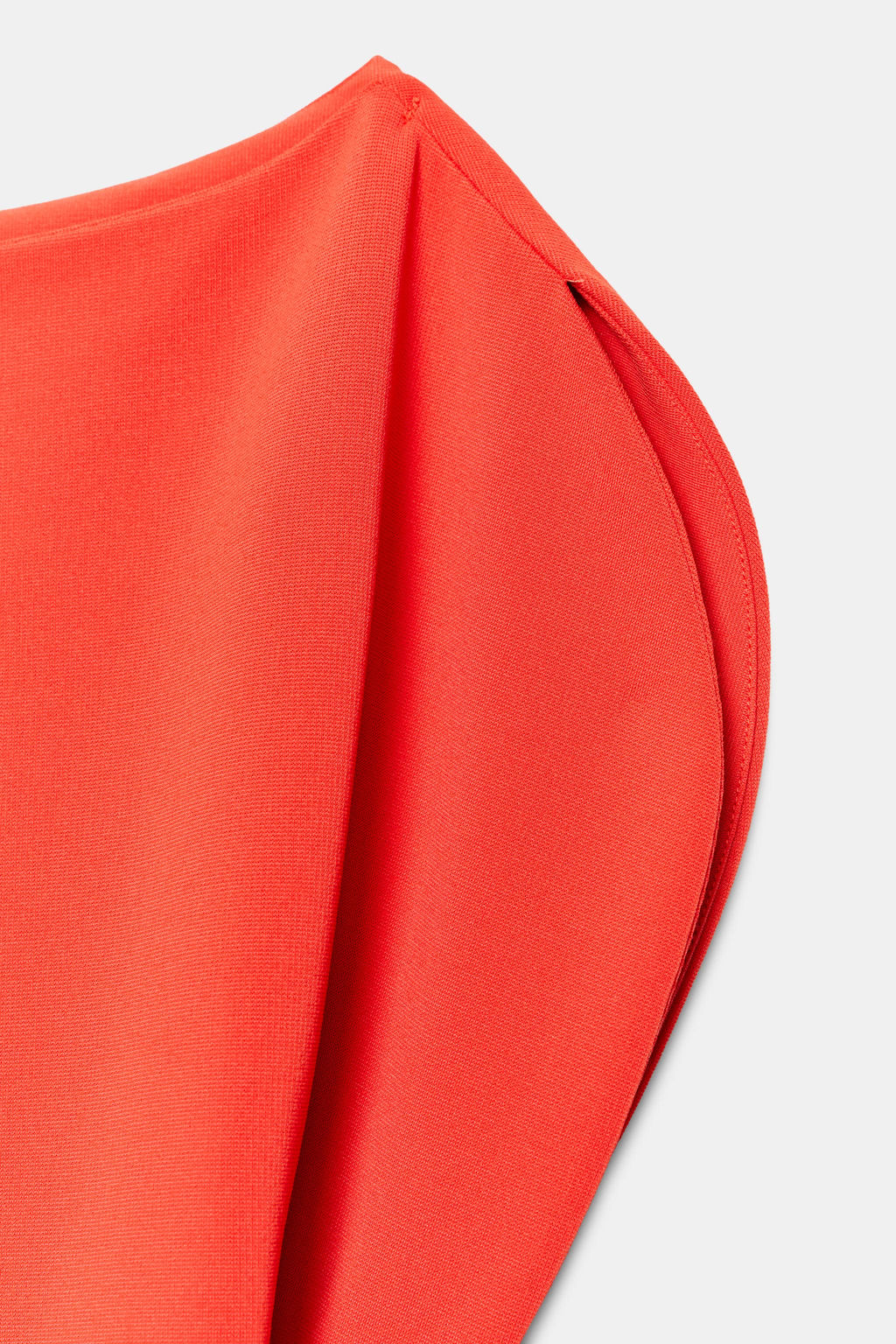 VESTIDO MIDI VOLUMEN / Naranja - Zara фото 12