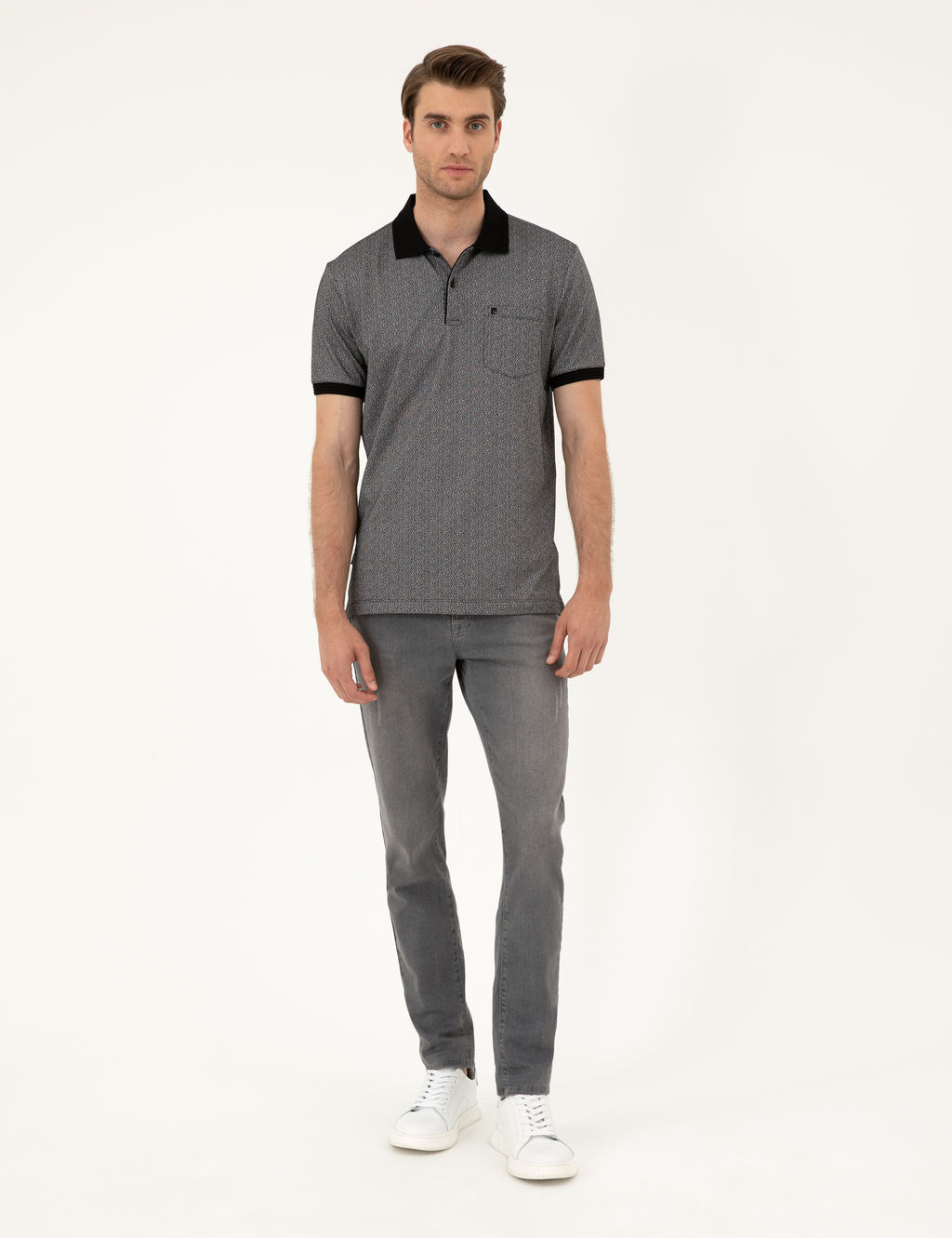 Siyah Regular Fit Ti__rt