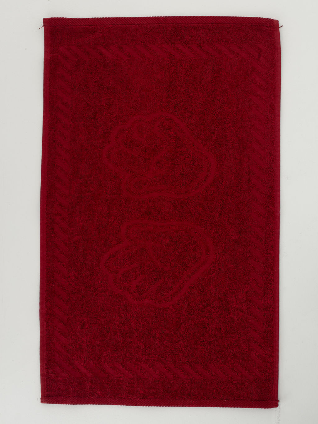 Полотенце махровое Ручки р.35*60 Бордовый - Domtrik фото 2