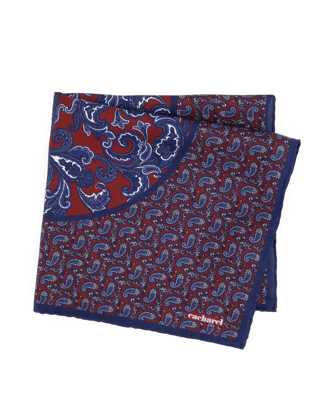 Коричневый шелковый платок - Cacharel фото 2