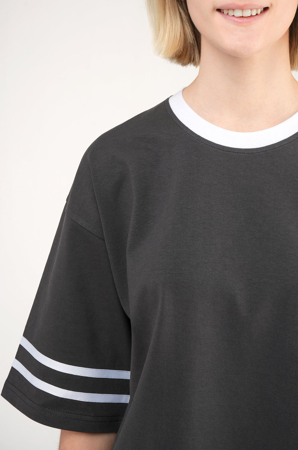 Женский костюм оверсайз из хлопка Happyfox