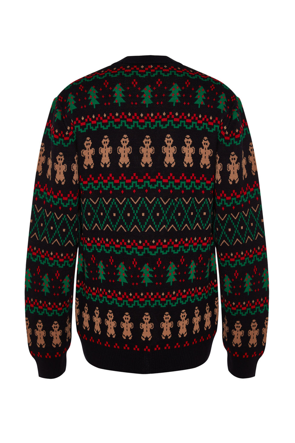 Lacivert Regular Fit Christmas Triko Kazak TMNAW24HI00009