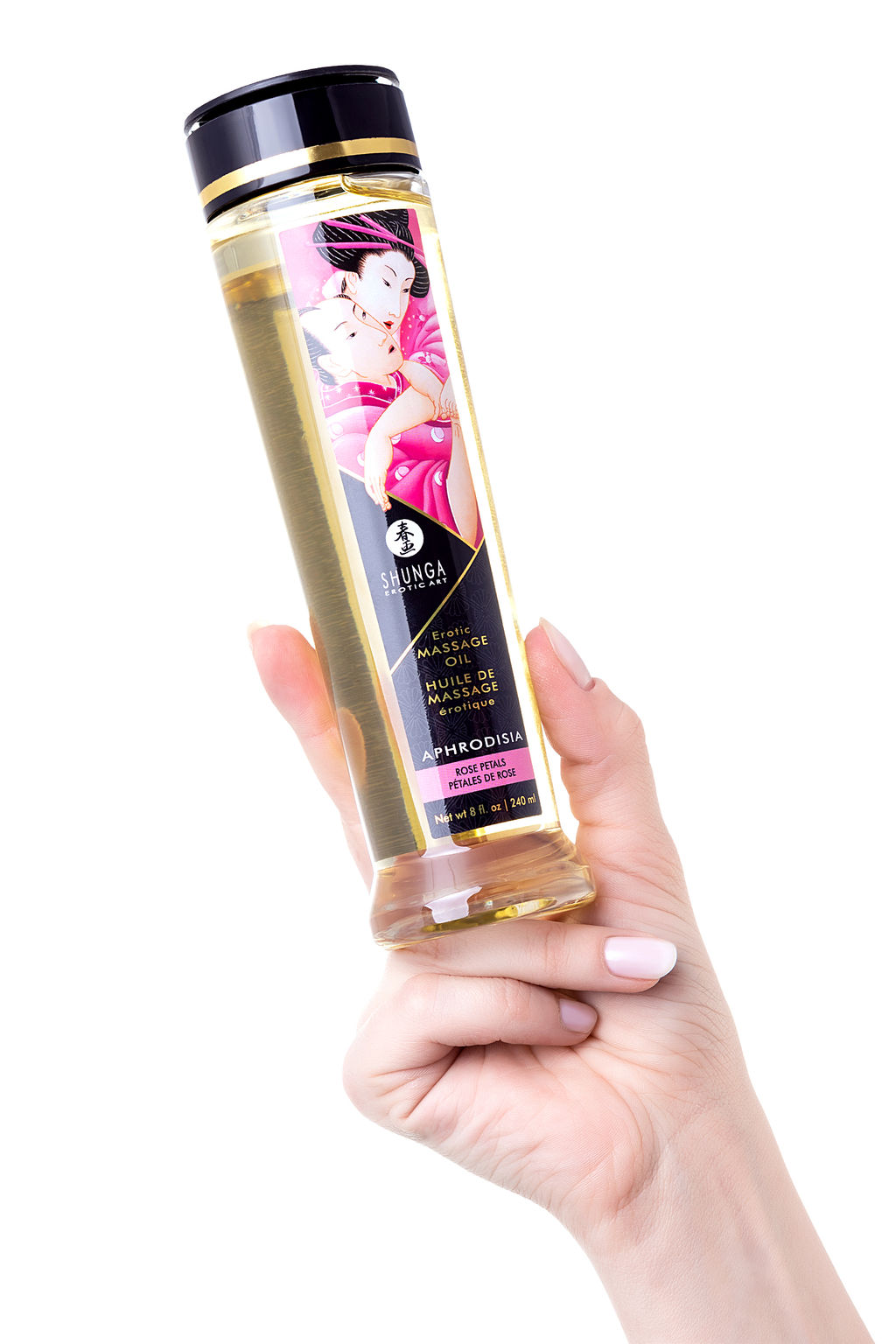 Масло массажное для тела Shunga Афродизия. Лепестки роз (Aphrodisia. Rose Petals) 240 мл.