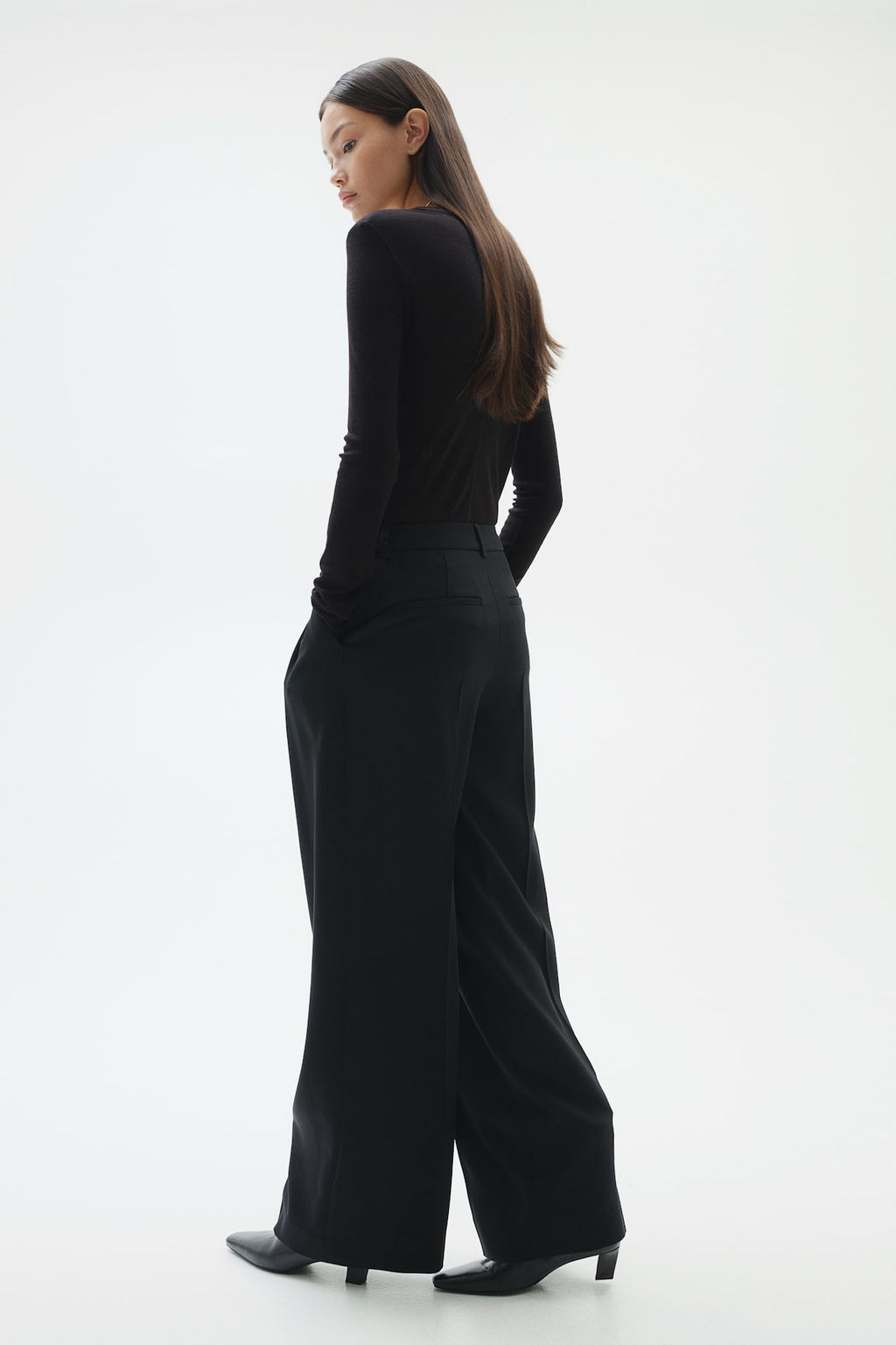 Pantalon sastre amplio - H&m фото 3