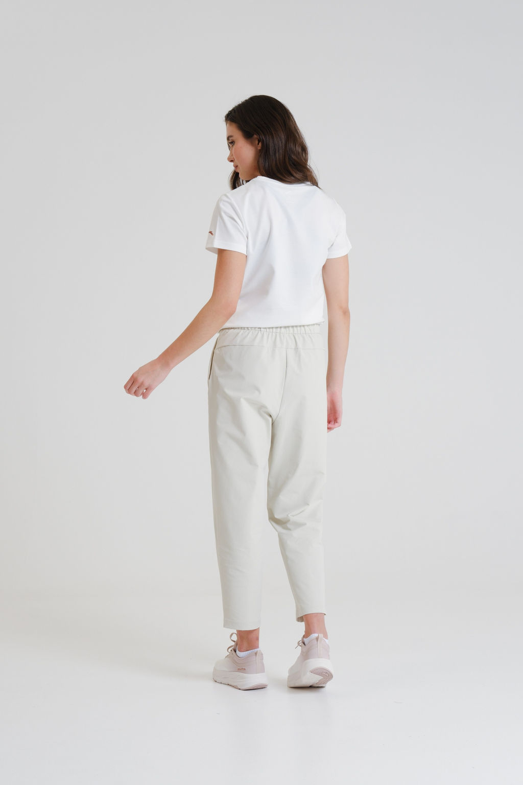 Брюки текстильные Молочный