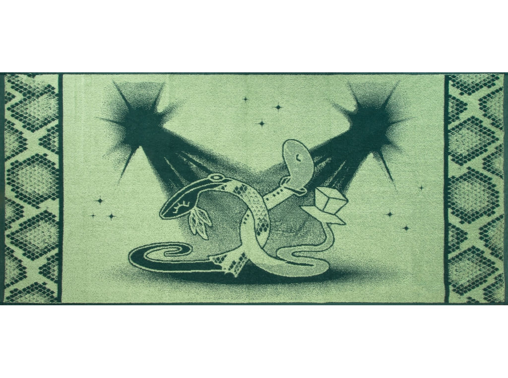 6с102.411ж1 Танго вдвоём (еловый) Полотенце махровое 67х150см