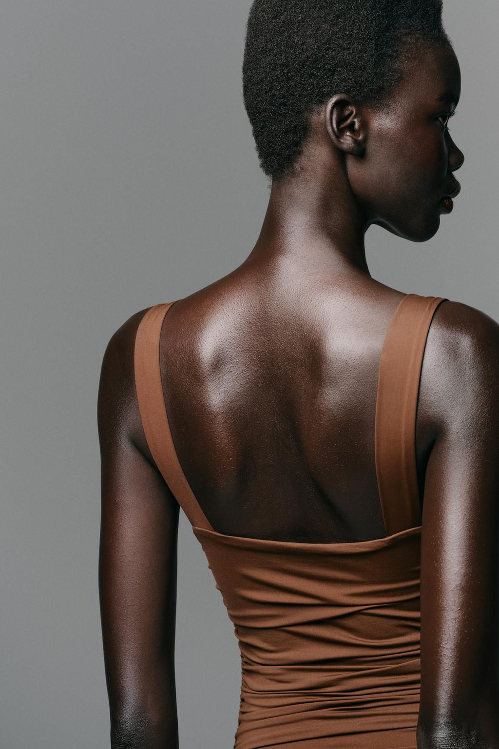 SHELL POLYAMIDE DRESS - Zara фото 5