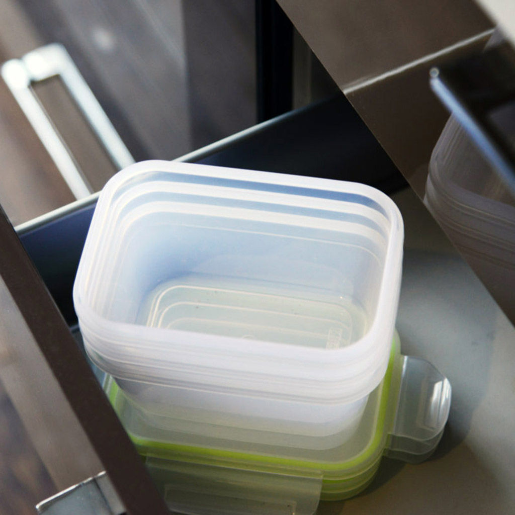 Контейнер из полипропилена Fresh Loсk 1,4л, 18х11,5х8,5см, герметичный, силиконовый уплотнитель, ручки-клипсы, прозрачный, подходит для СВЧ (Россия) - Домашняя мода фото 5