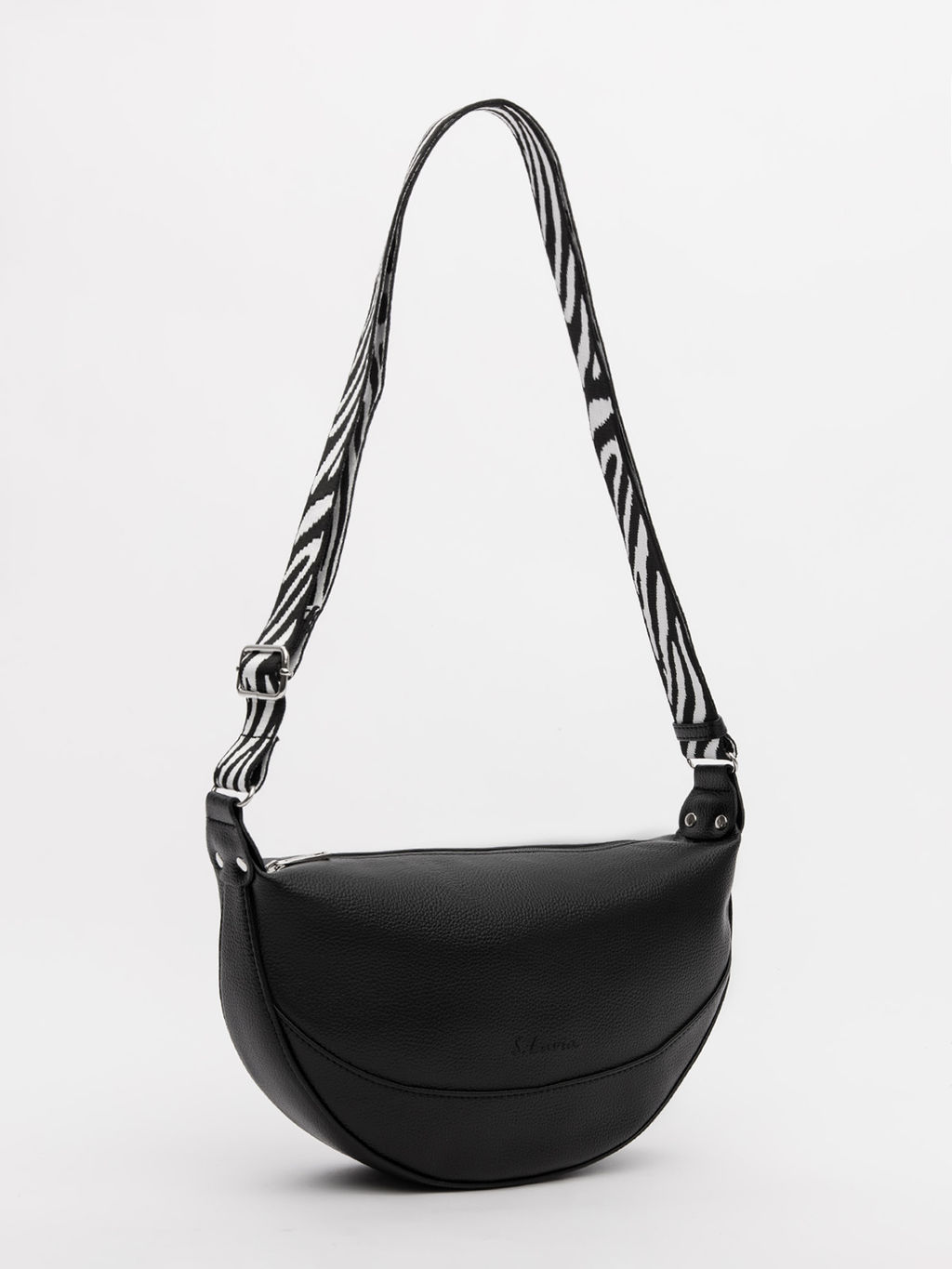 Чёрный седельная сумка S.Lavia  фото 10