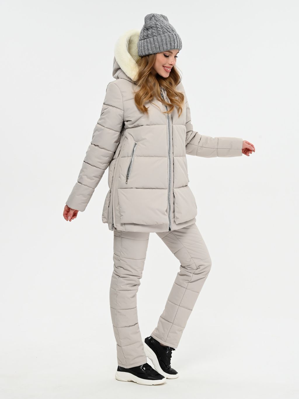 Куртка зимняя из плащевой ткани  на синтепухеа синтепухе - А+б коллекция фото 7