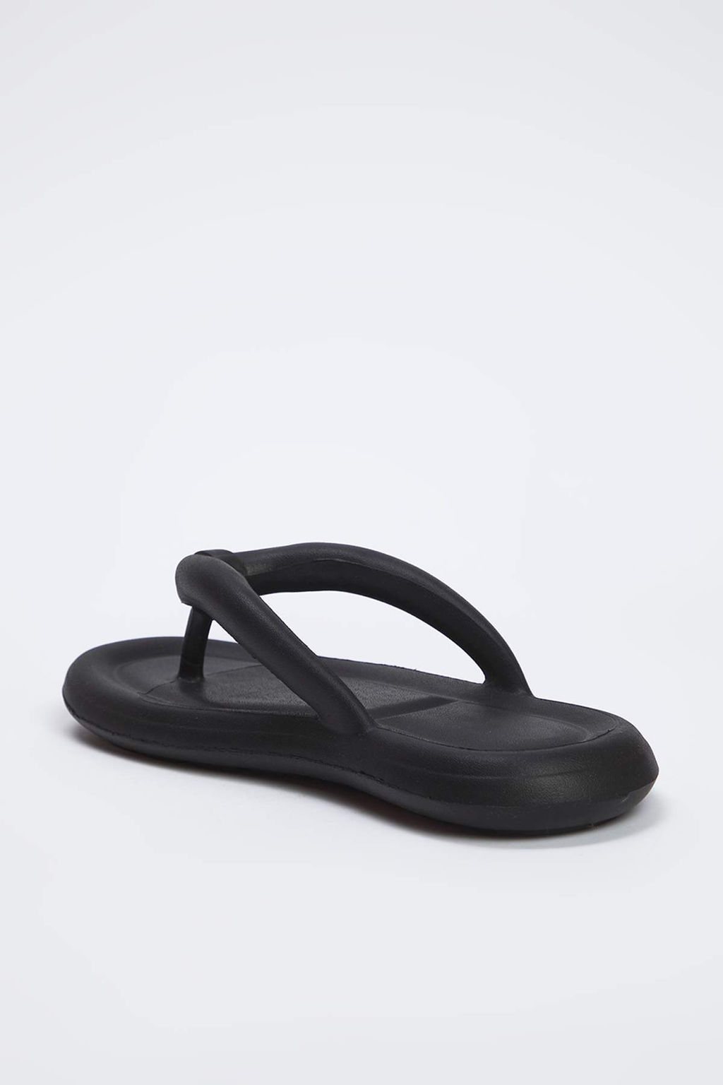 Trendyolmilla Shoes Siyah Dolgulu Kad?n Parmak Aras? Terlik TAKSS25TE00050  фото 4