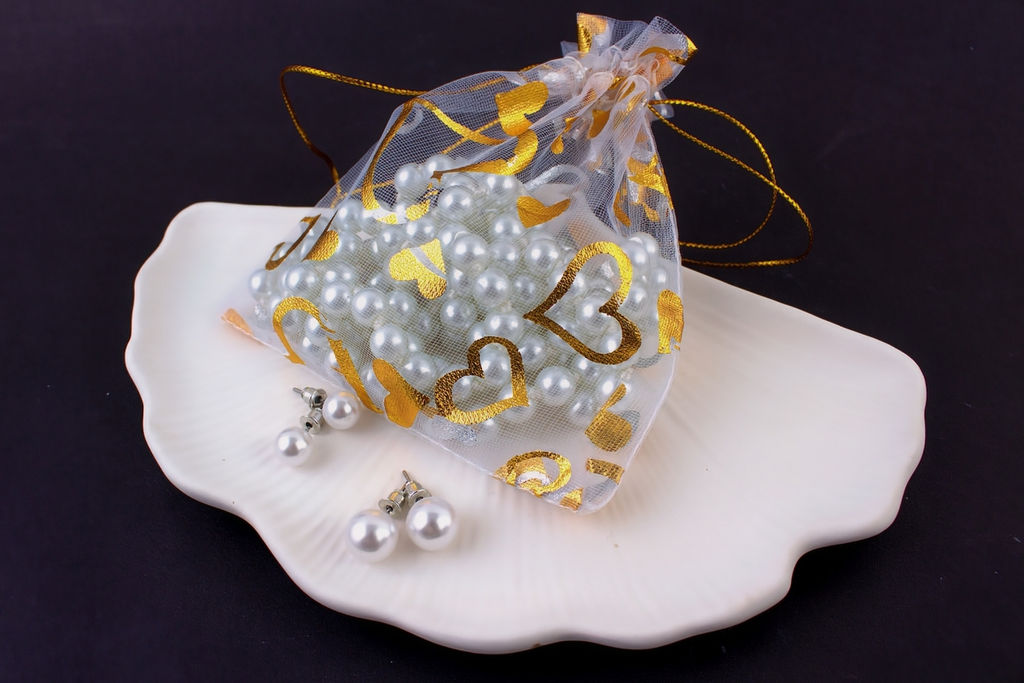 3в1:Сотуар жемчуг+Пусеты жемчуг+Подарок