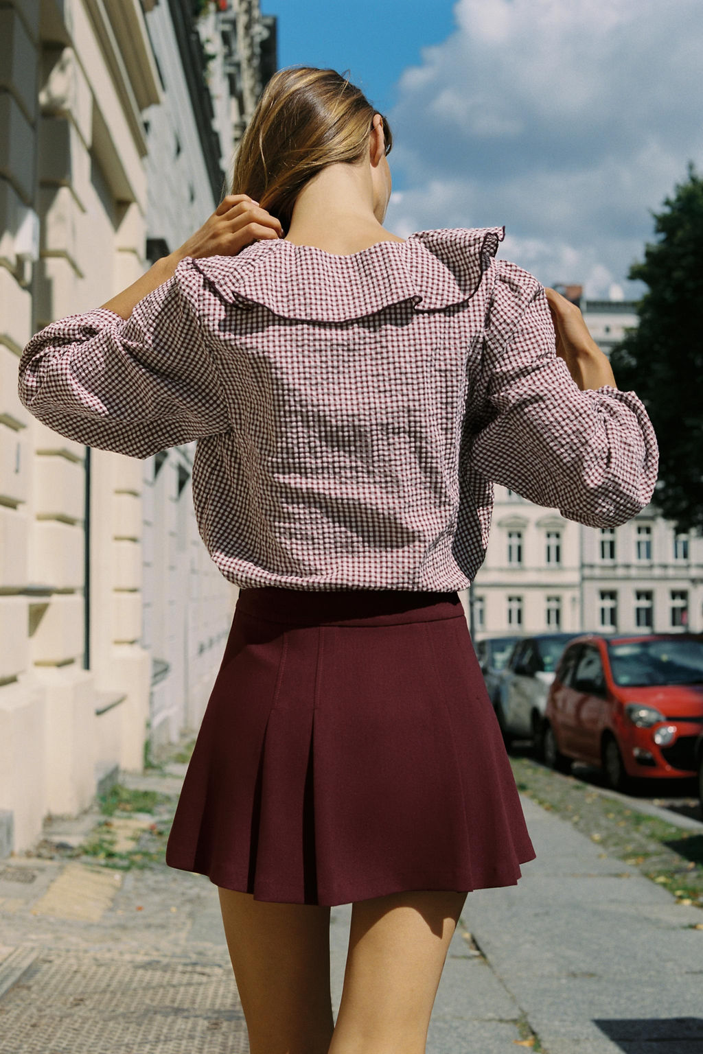 CULOTTES WITH PLEATED DETAIL - Zara фото 3