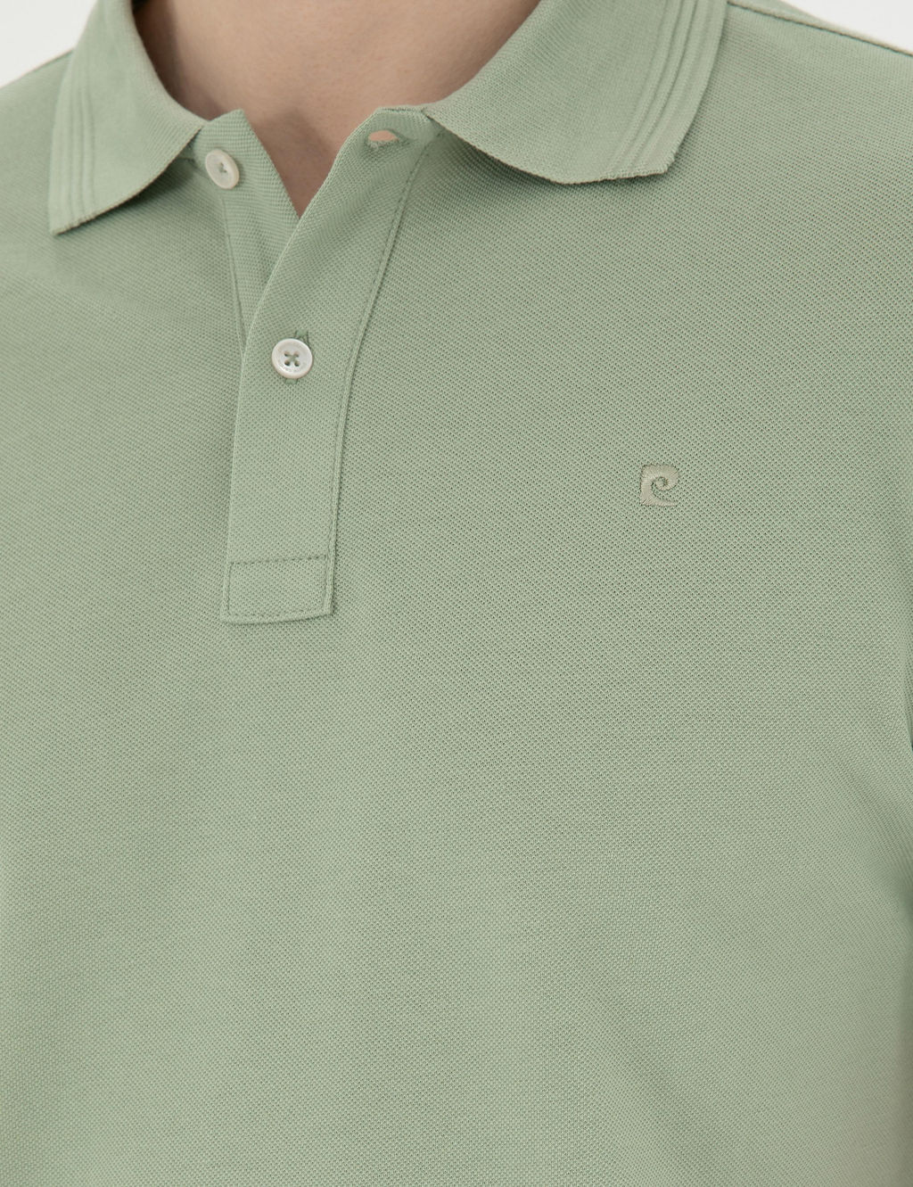 Ye_il Slim Fit Basic Ti__rt - Pierre cardin фото 14