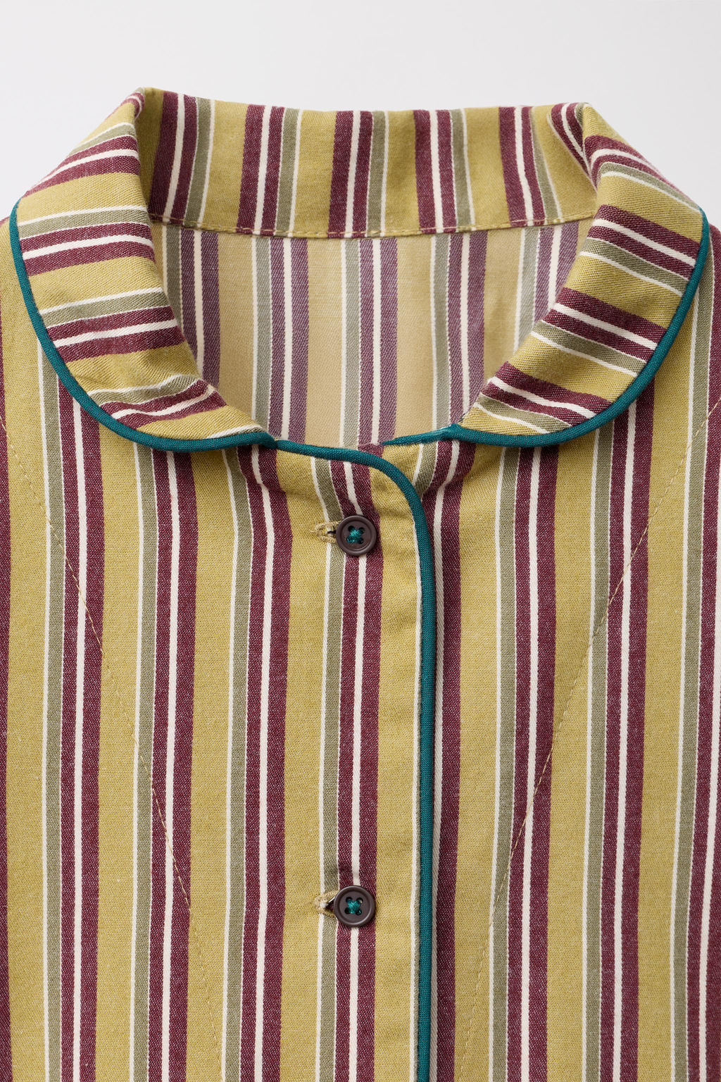 LIMITED EDITION STRIPED PYJAMA SHIRT - Zara фото 3