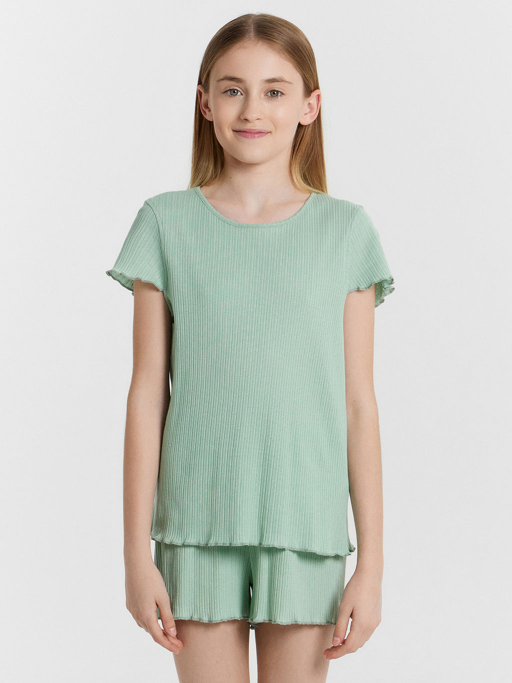 КОМПЛЕКТ ДЛЯ ДЕВОЧЕК (ФУТБОЛКА, ШОРТЫ) - Mark formelle фото 2