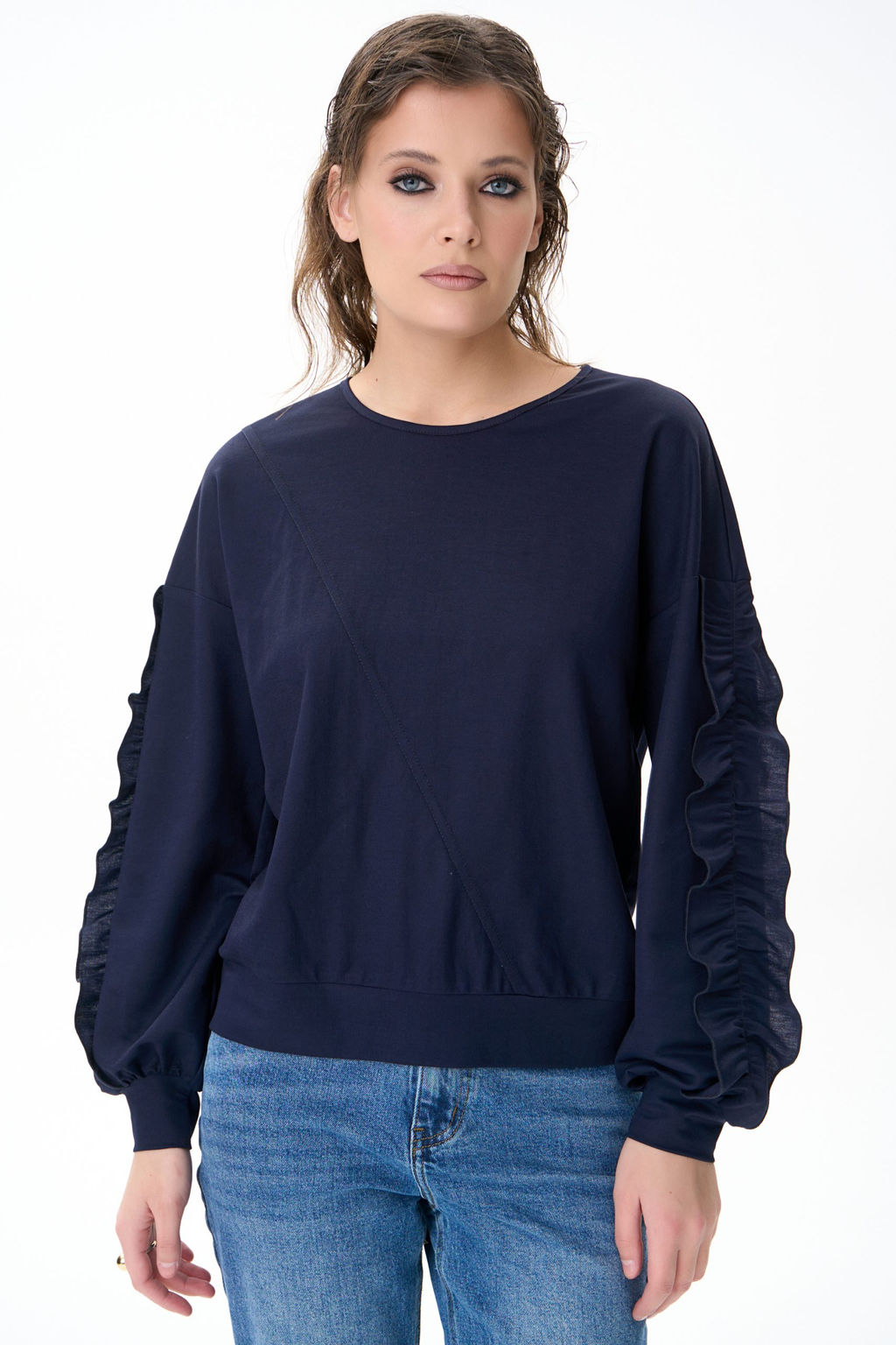 Свитшот Ния (тёмно  синий)