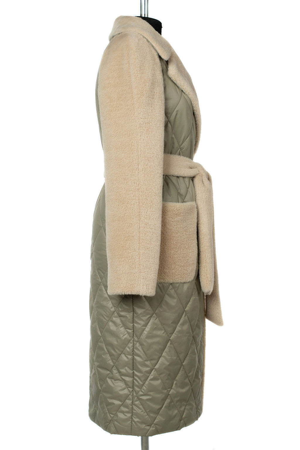 Пальто женское демисезонное (пояс) - El podio фото 4