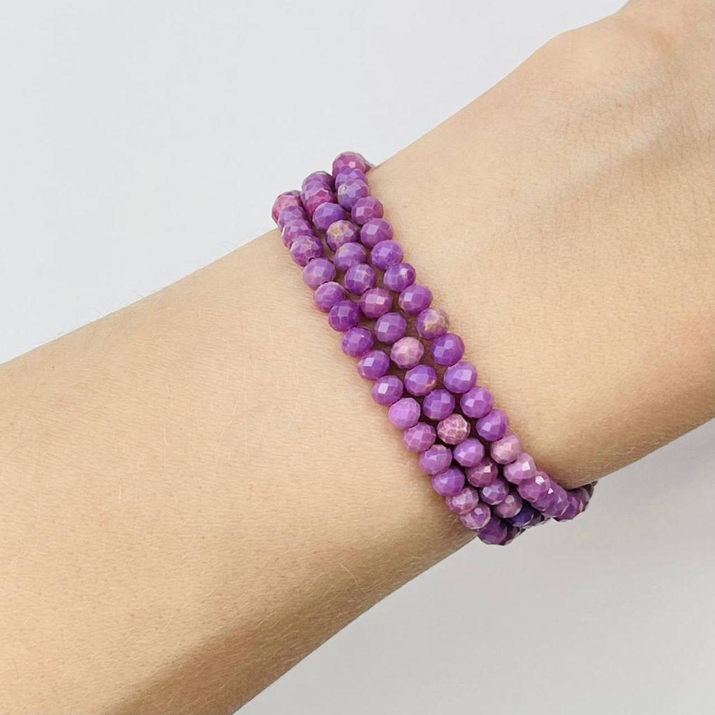 Бусины для украшений из Фосфосидерита (130 бусин)