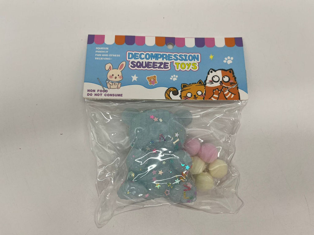 Мякиш антистресс SQUEEZE TOYS - Мишка 16 шт в уп - Storyland фото 6