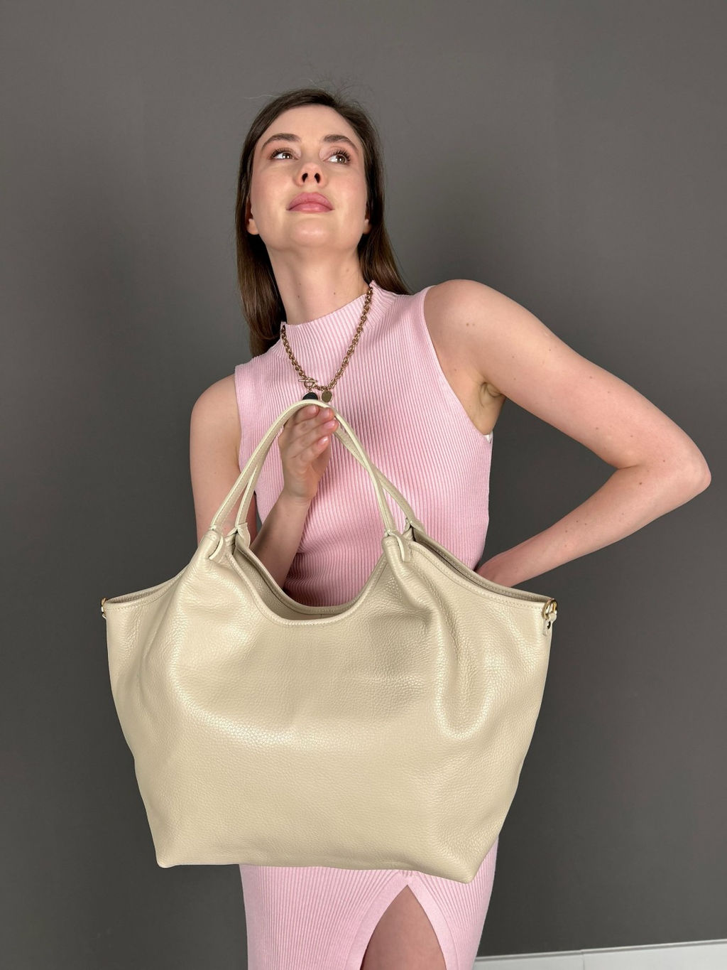 Сумка женская из телячьей кожи