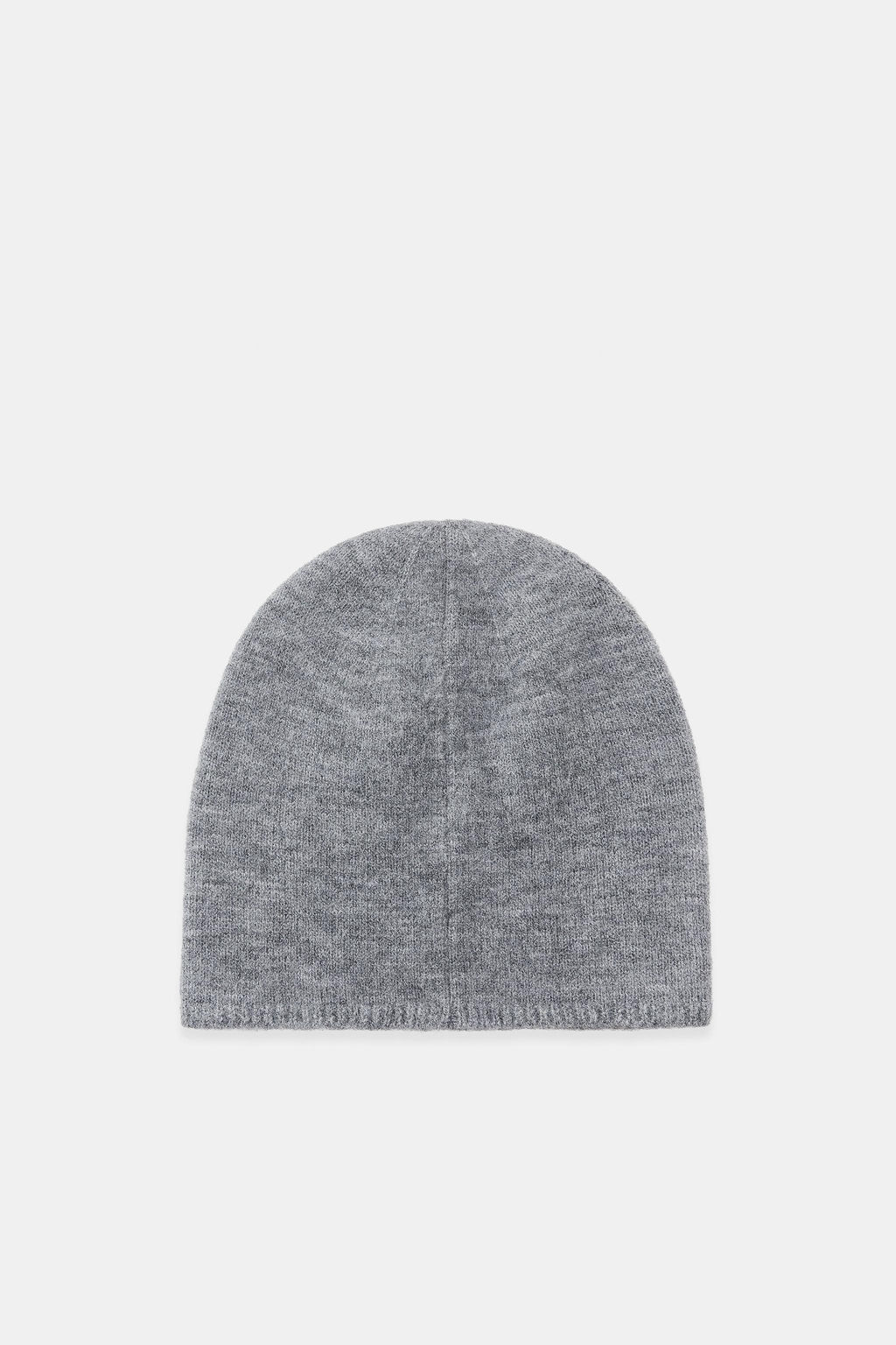 BEANIE HAT WITH FLORAL EMBROIDERY AND BEADS