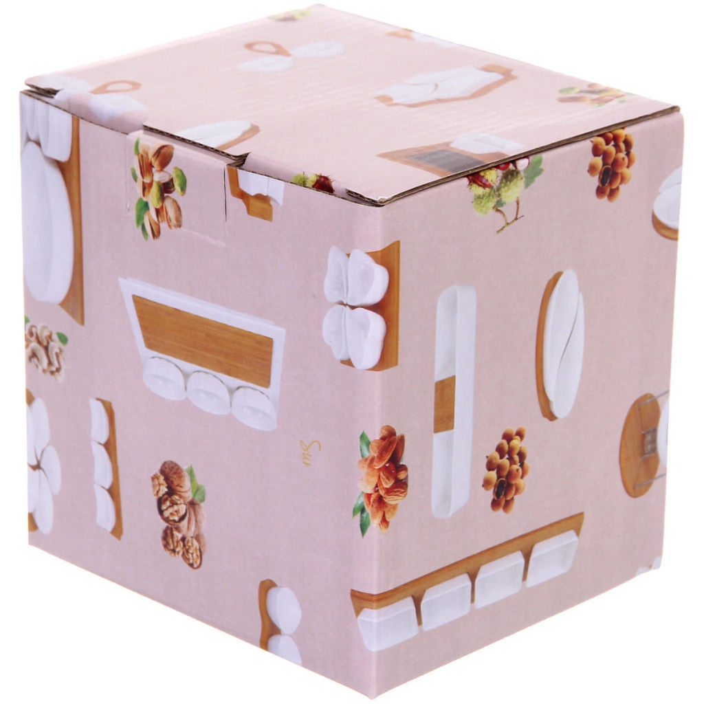 Лимонница деревянная "SHEF" 11,5*10см со стеклянной крышкой