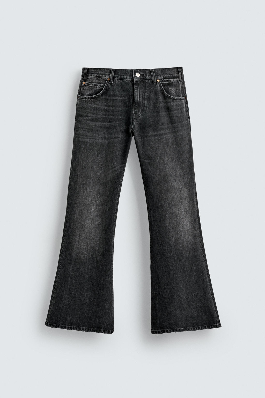 JEANS FLARE FIT / Carb?n - Zara фото 7