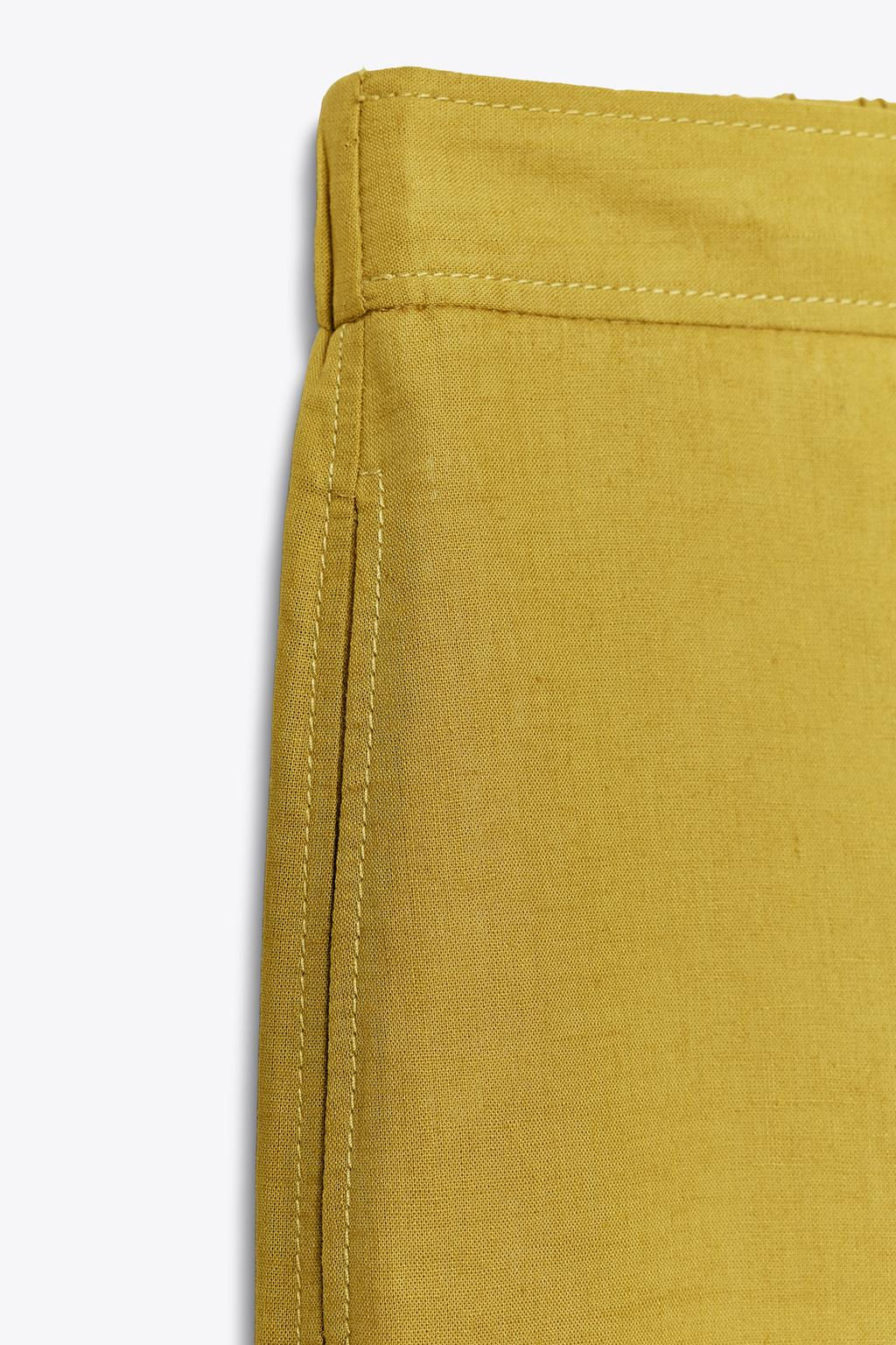 STRAIGHT-LEG LINEN BLEND TROUSERS - Zara фото 6