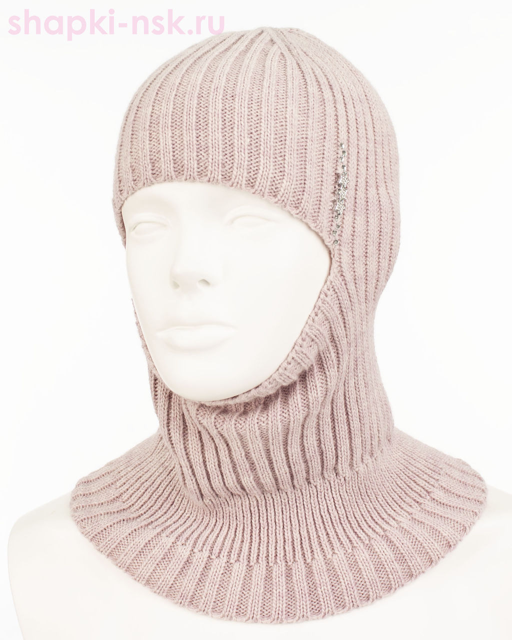 03-42-S Шлем для девочки флис (50-52)