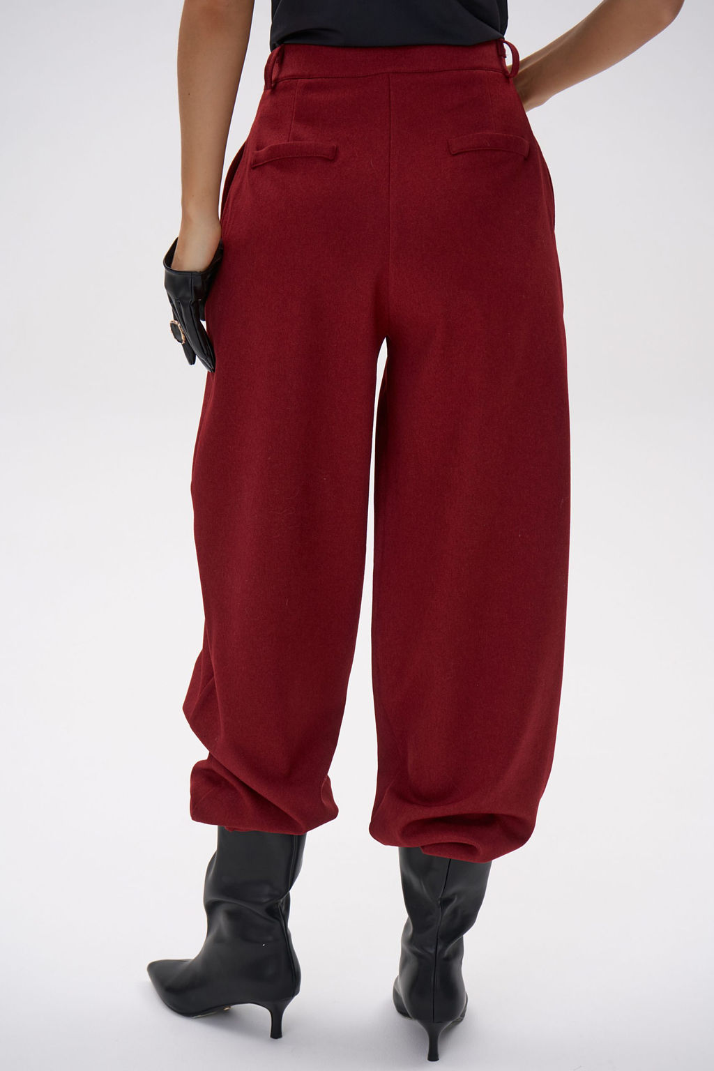 Брюки  алладины Джуди (бордовый) - Эльза фото 9