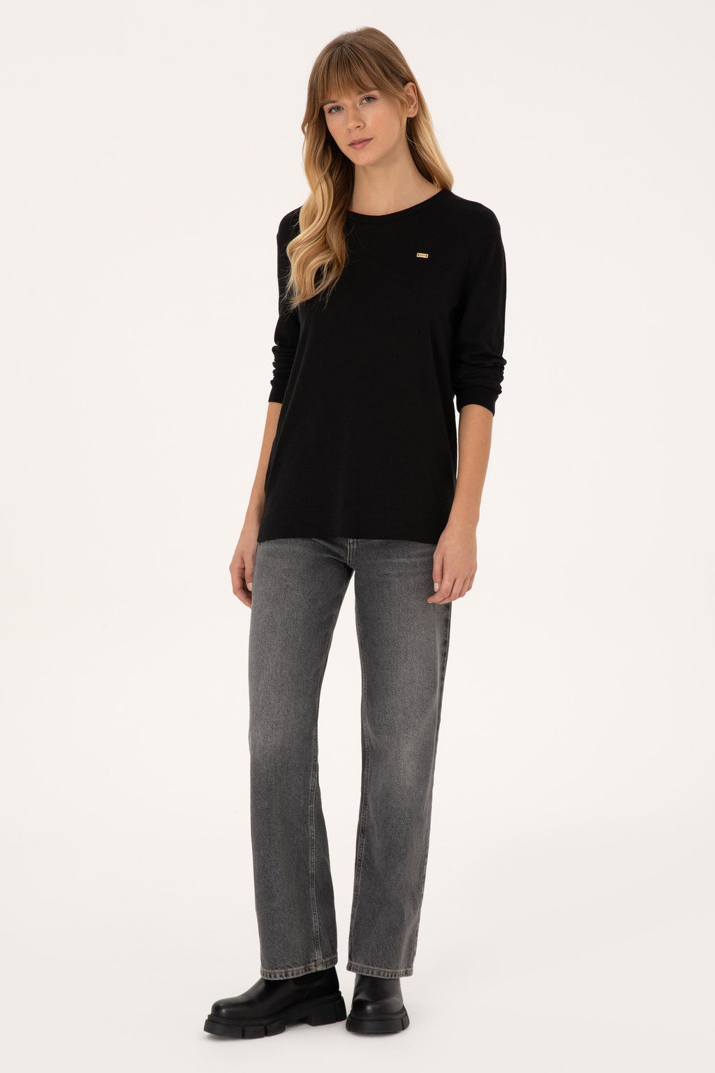 Kad_n Siyah Basic Kazak - U.s. polo assn фото 4