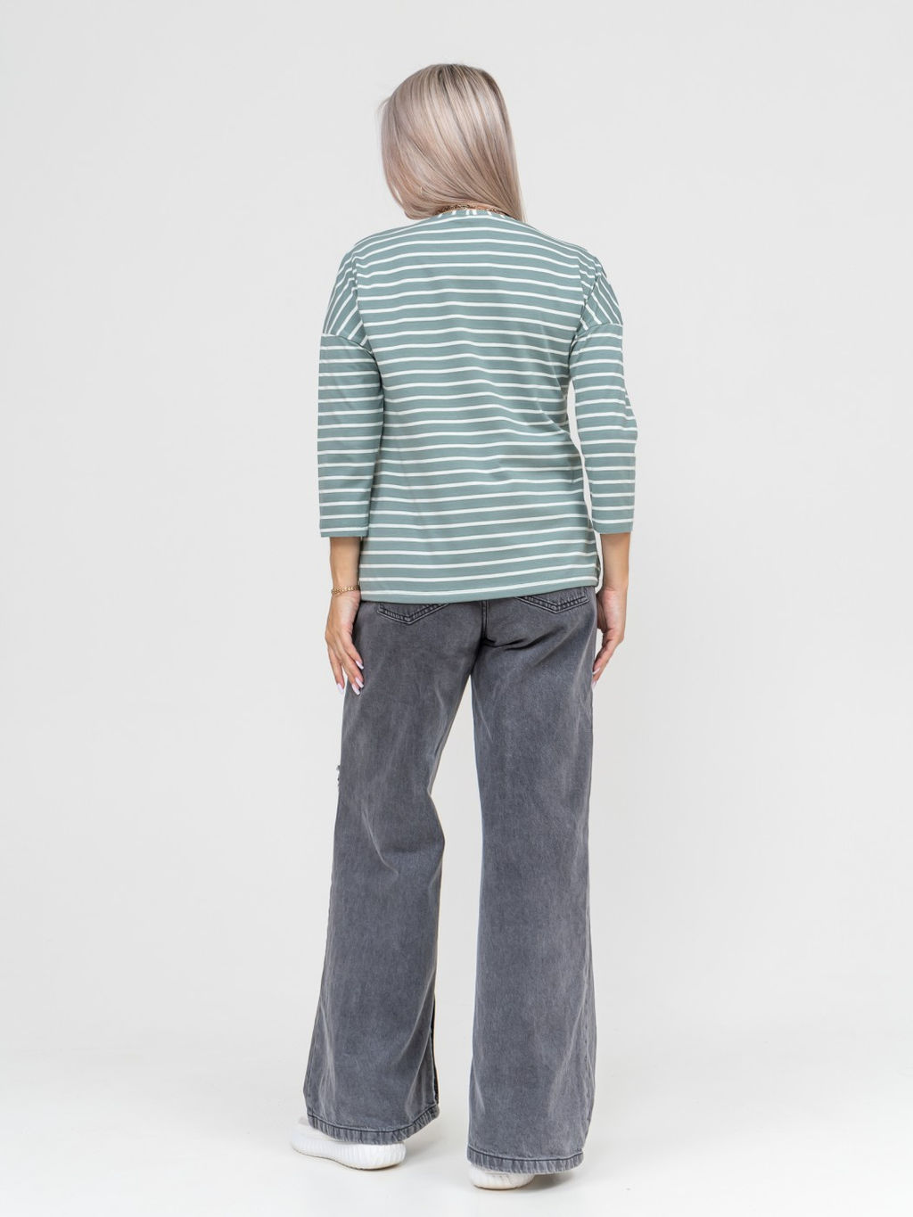 Лонгслив Николь Хлопок 95%, лайкра 5% тельняшка - Ивассорти фото 32