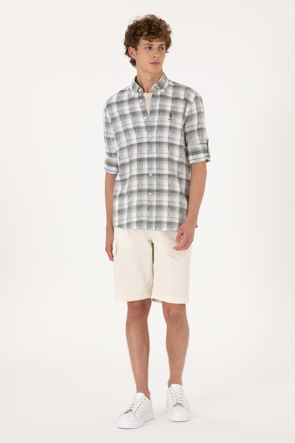 Erkek Ye_il Uzun Kollu G_mlek Sepette S_rpriz _ndirim - U.s. polo assn фото 4