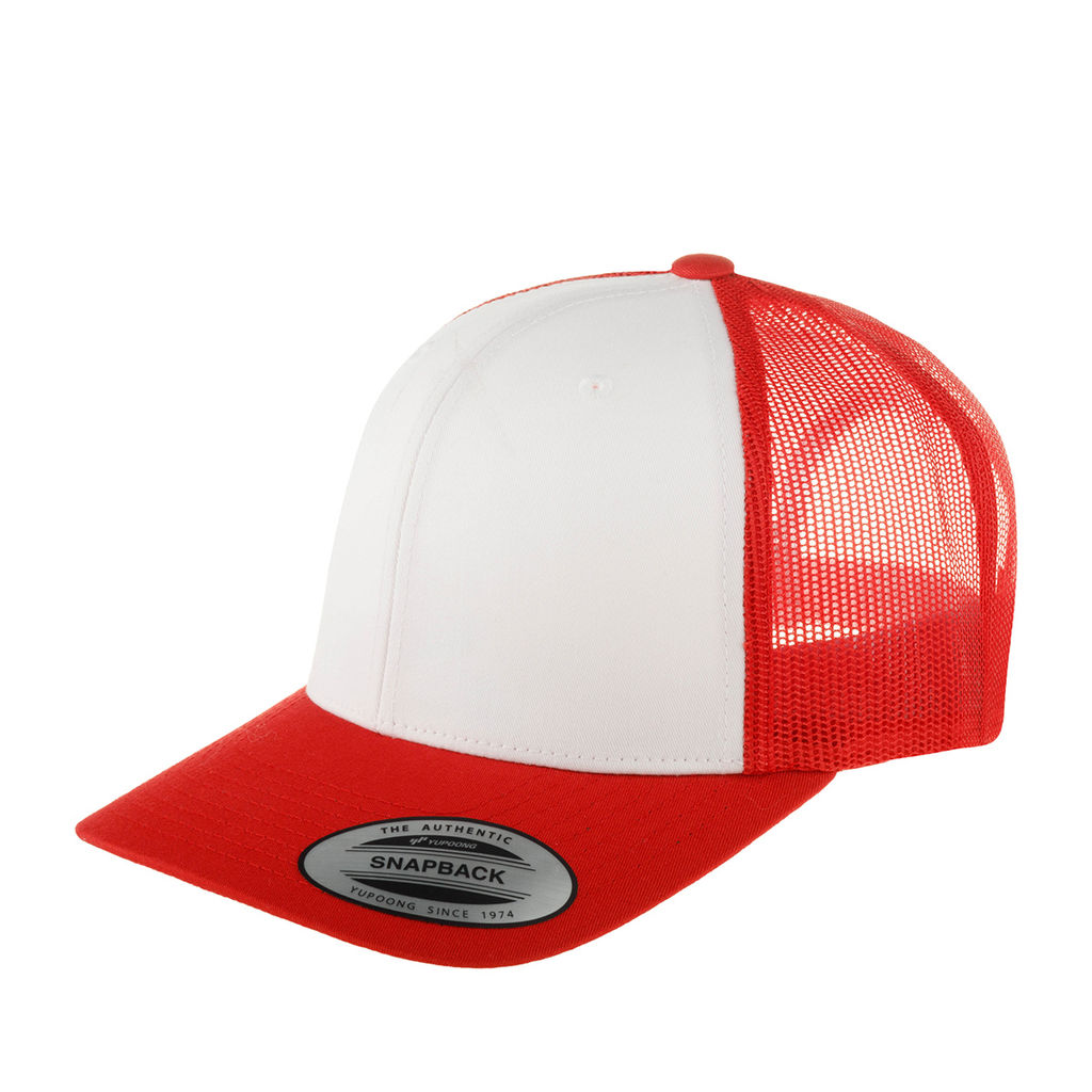 Бейсболка FLEXFIT арт. 6606CF (красный / белый)