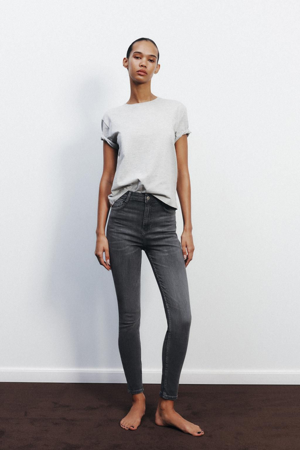 TRF SCULPT HIGH-WAIST JEANS - Zara фото 48