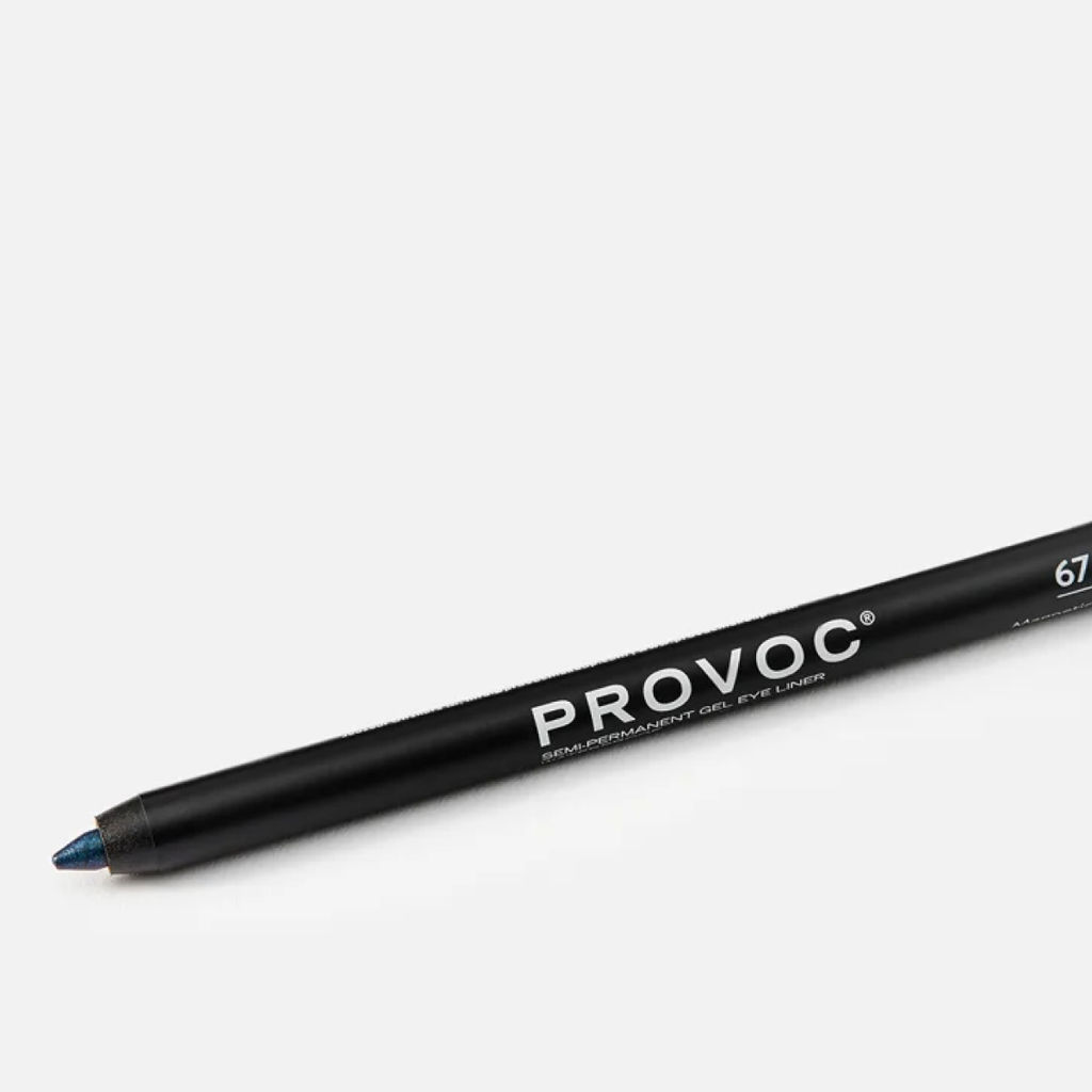 Provoc Гелевый карандаш-подводка для глаз водостойкий / Semi Permanent Gel Eye Liner №67 Magnetic, темно-сапфировый шиммер