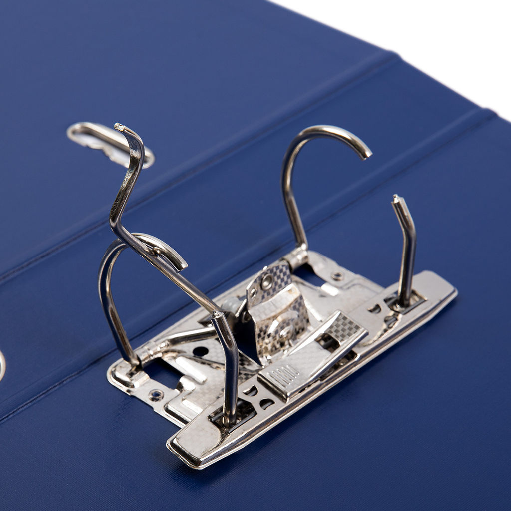 Expert Complete Регистратор PVC, 2-х стороннее покрытие, мет.уг. 50 мм 50 шт. Premier A4 арочный механ. (разб.) лён синий ЕС100161002