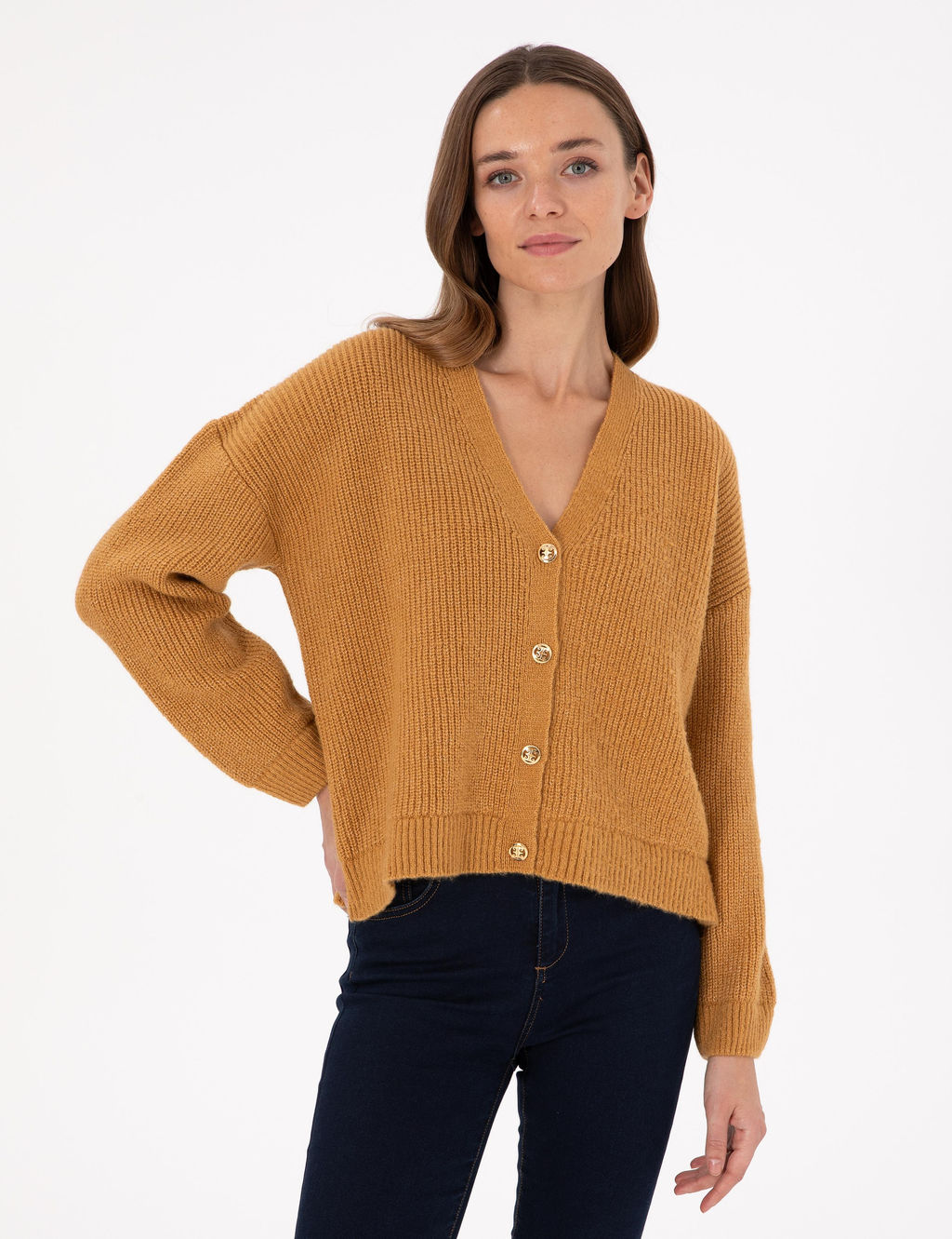 Camel Comfort Fit Triko H_rka