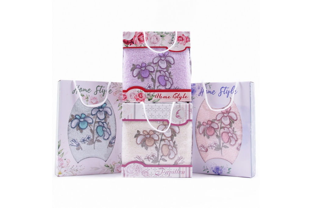 Набор полотенца махрового 12-64-65 в коробке Л