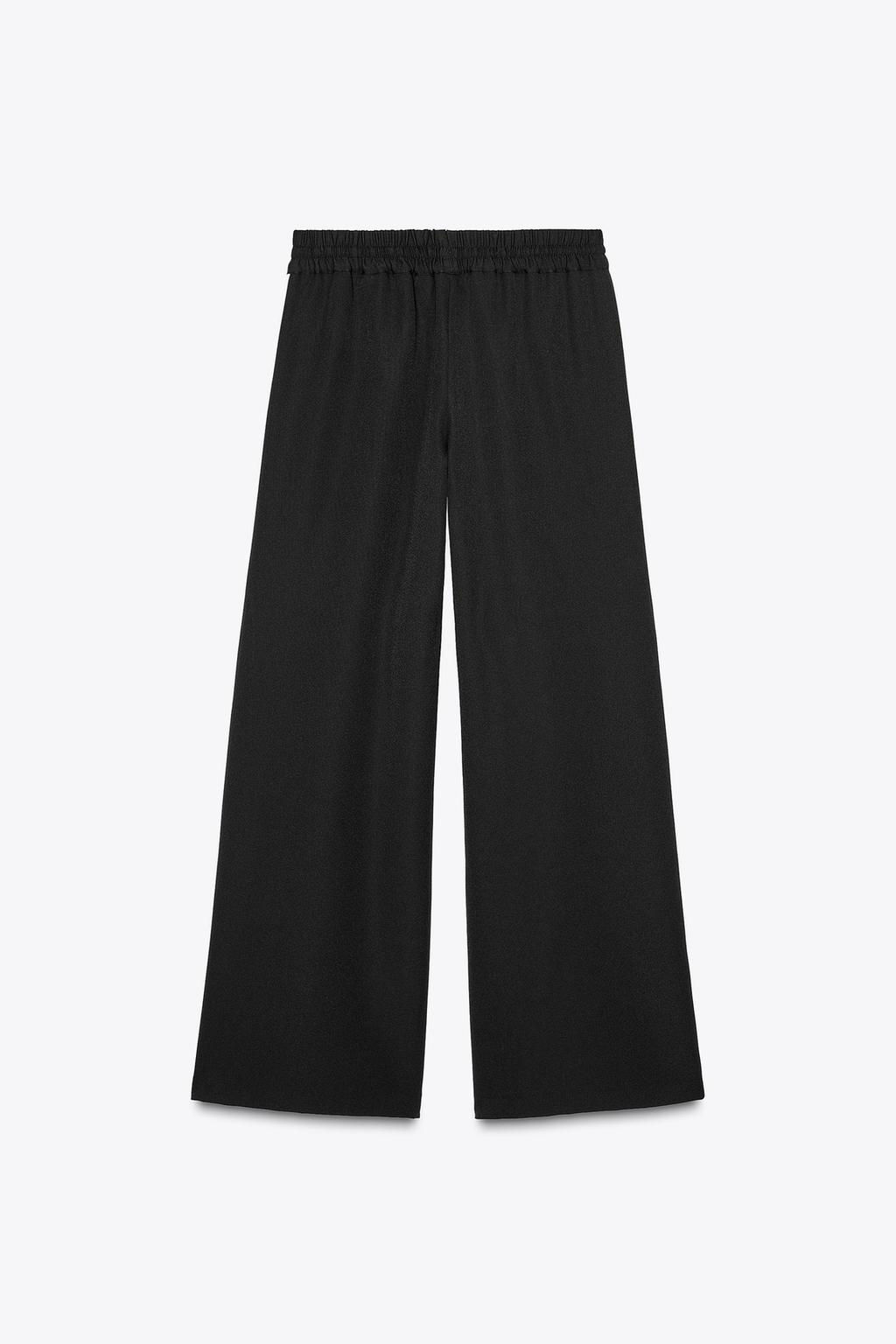WIDE-LEG TROUSERS WITH SIDE STRIPES - Zara фото 4
