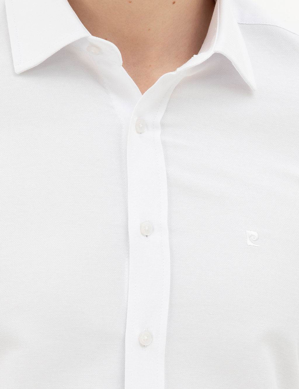 Beyaz Slim Fit Uzun Kollu G_mlek